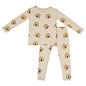 Kyte Baby Oat Rust Rainbow Print Bamboo 2 Piece PJs by Kyte