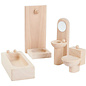 Plan Toys Bathroom - Classic Dollhouse Furniture Set by Plan Toys