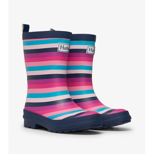 Hatley Pretty Stripes Matte Rain Boots By Hatley