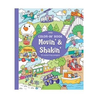 Ooly Movin' & Shakin' Colouring Book