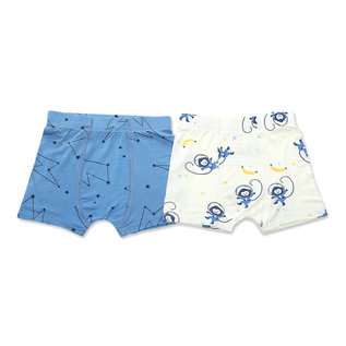 Silkberry Bamboo Boy's Boxer Shorts 2-Pack by Silkberry
