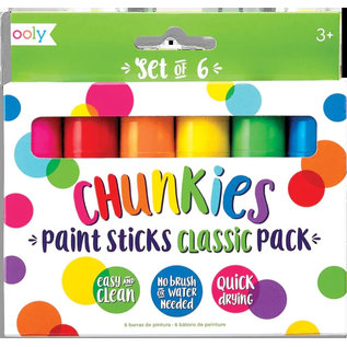 Ooly Chunkies Paint Sticks CLASSIC Pack by Ooly