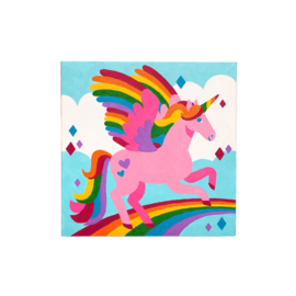 Ooly Magic Unicorn Colorific Canvas Kit Paint by Number by Ooly