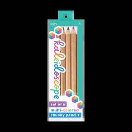 Ooly Kaleidoscope Multi-colored Chunky Pencils by Ooly