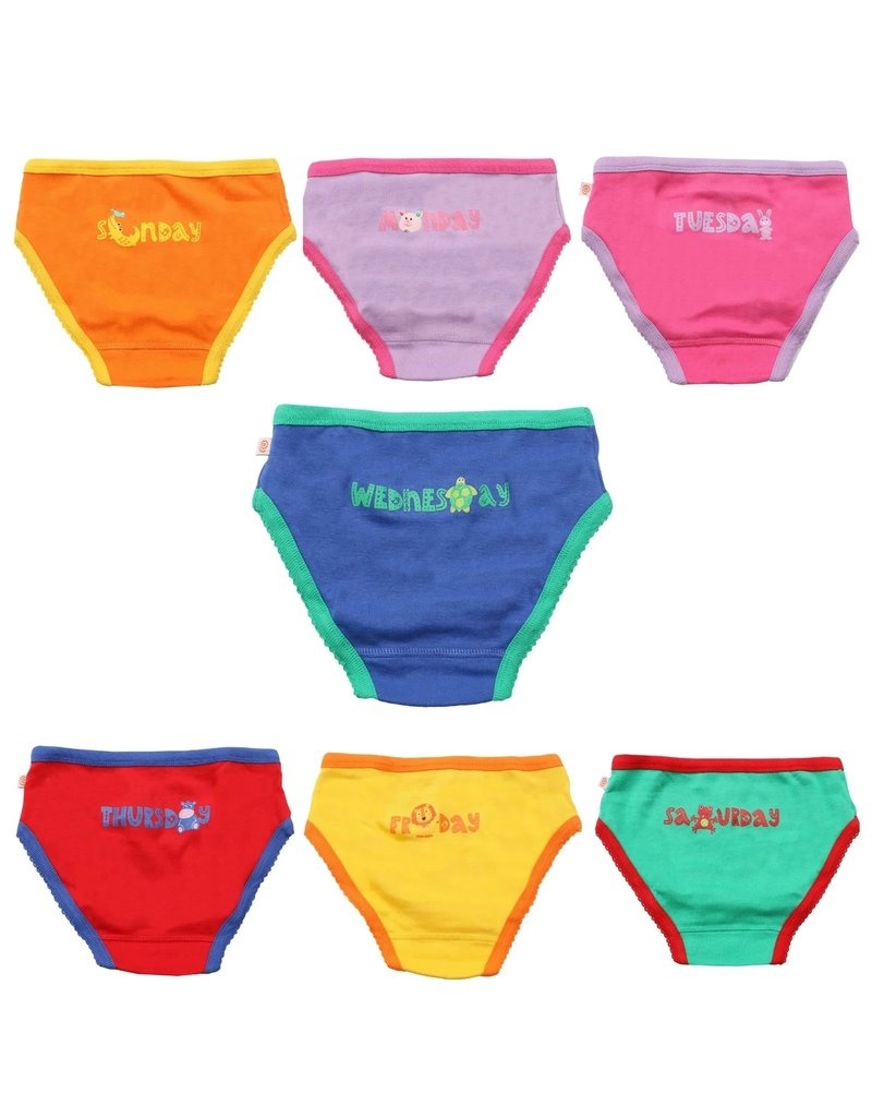 Days of the Week Organic Cotton Panty Set - Abby Sprouts Baby and Childrens  Store in Victoria BC Canada