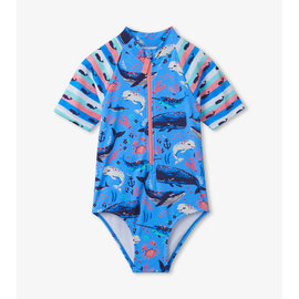 Hatley Aquatic Friends Rashguard One Piece By Hatley