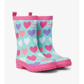 Hatley Colourful Hearts Matte Rain Boots By Hatley