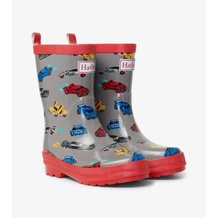 Hatley Cars Shiny Rain Boots By Hatley