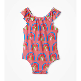 Hatley Lucky Rainbows Baby Ruffle Swimsuit By Hatley