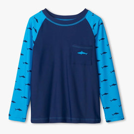 Hatley Silhouette Sharks Long Sleeve Rashguard By Hatley