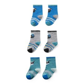 Smartwool Laguna Blue Toddler Trio Pack Smartwool Wool Socks