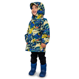 Jan & Jul by Twinklebelle Jungle Nights Print Puddle-Dry Rain Jacket Yellow by Jan & Jul