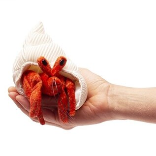 Folkmanis Puppets Mini Hermit Crab Finger Puppet by Folkmanis