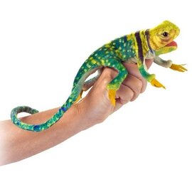 Folkmanis Puppets Mini Collared Lizard Finger Puppet by Folkmanis