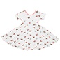 Kyte Baby Butterfly Print Short Sleeve Bamboo Twirl Dress by Kyte