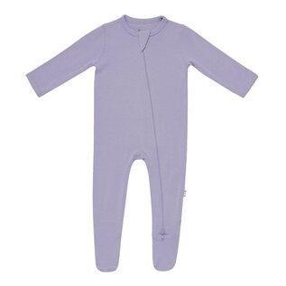 Kyte Baby Taro Purple Colour Zippered Bamboo Footie by Kyte Baby