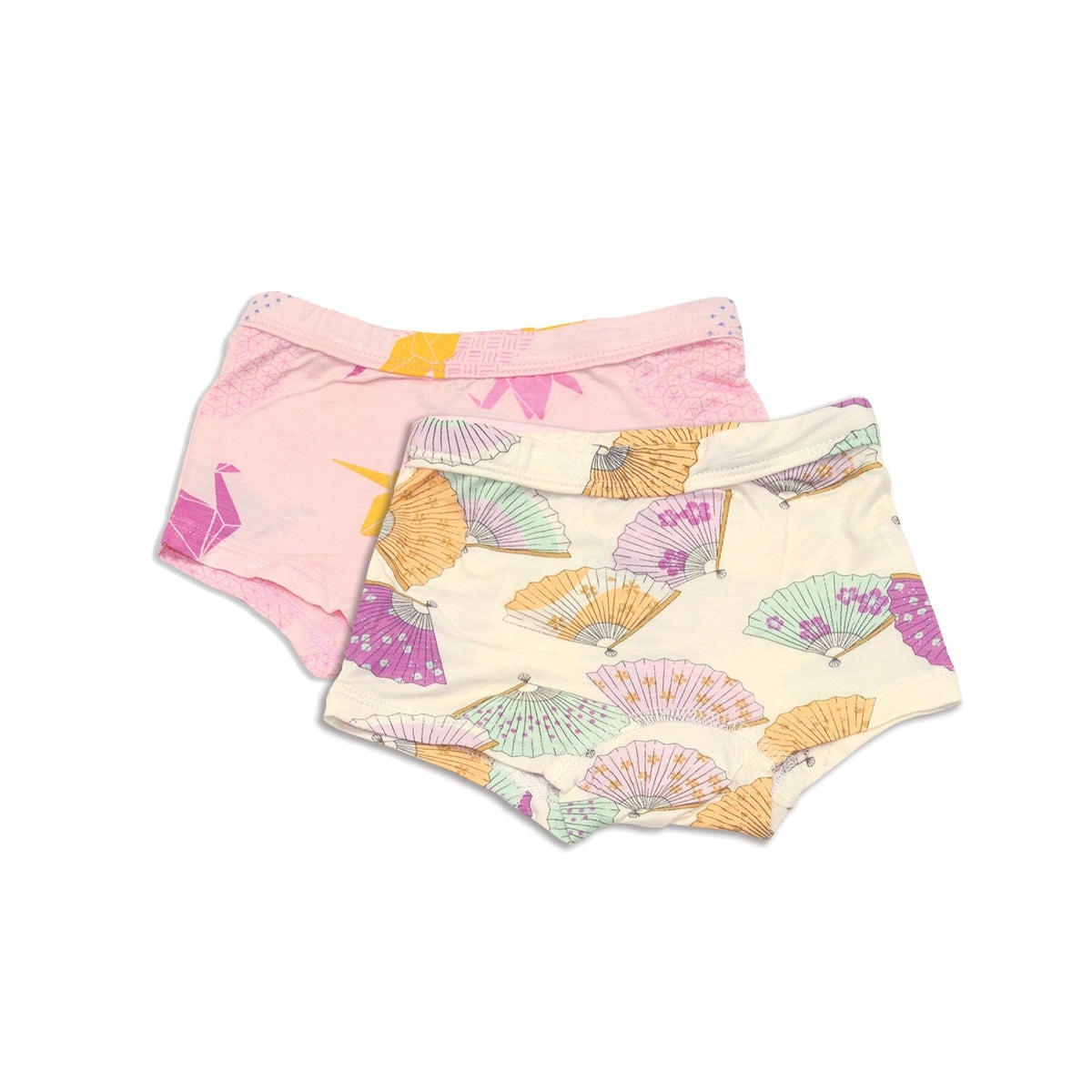 Bamboo Girls' Boy Shorts 2-Pack - Abby Sprouts Baby and Childrens