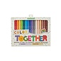 Ooly Color Together Brush & Fine Tip Double Ended Markers (12 Classic Colors + 6 Skin Tone Colors)
