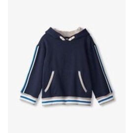 Hatley Side Stripe Pull Over Hoodie by Hatley