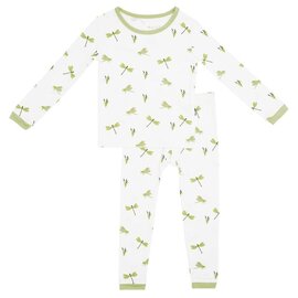 Trail Print Zippered Bamboo Footie by Kyte Baby