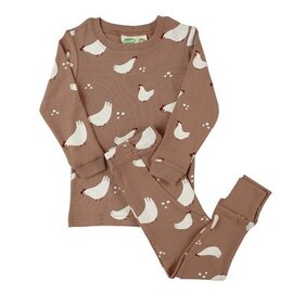 Parade Chickens Print Organic Cotton 2 Piece PJ by Parade