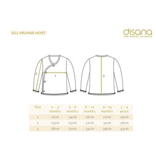 Disana Melange Wool Button Up Jacket by Disana