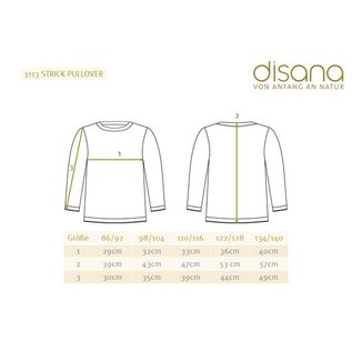 Disana Rose Knitted Wool Jumper by Disana