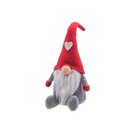 Red Sitting Gnome Hanging Ornament