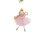 Pink Glitter Ballerina Hanging Ornament