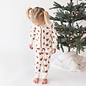 Parade Gingerbread Print 2 Way Zip Organic Cotton Romper by Parade