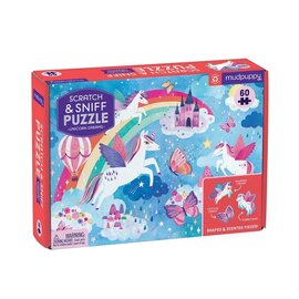 Mudpuppy Scratch and Sniff Puzzle - Unicorn Dreams