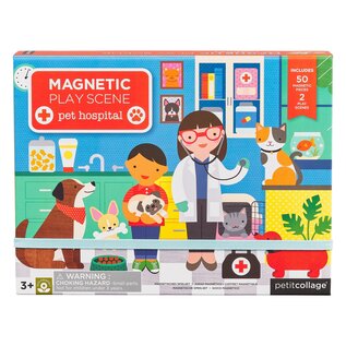 Petit Collage Magnetic Play Scene - Pet Hospital