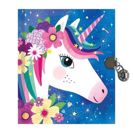 Mudpuppy Unicorn Diary with Lock & Key