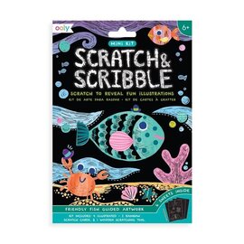 Ooly Mini Scratch & Scribble Art Kit