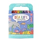 Ooly Carry Along Crayon and Coloring Book Kit Sealife
