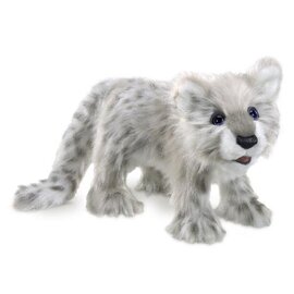 Folkmanis Puppets Snow Leopard Cub Hand Puppet