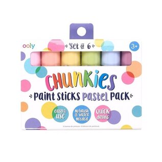Ooly Chunkies Paint Sticks PASTEL Pack by Ooly