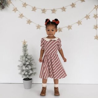 Little & Lively Candy Cane Penelope Dress