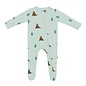 Kyte Baby Trail Print Zippered Bamboo Footie by Kyte Baby