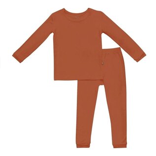 Kyte Baby Rust Colour Bamboo PJs by Kyte