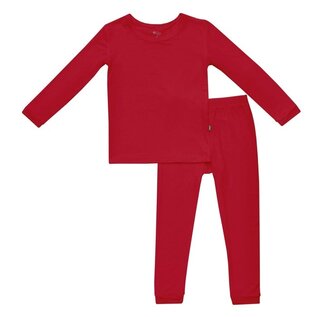 Kyte Baby Cardinal Red Bamboo PJs by Kyte