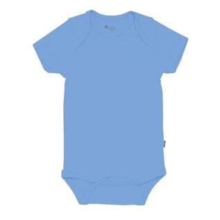 Kyte Baby Short Sleeve Periwinkle Colour Bamboo Bodysuit by Kyte Baby