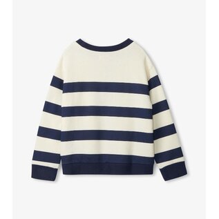 Hatley Nautical Stripes Pullover Sweatshirt By Hatley