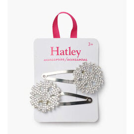 Hatley Festive Snowflake Snap Clips by Hatley