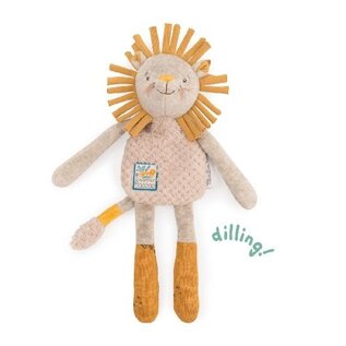 Moulin Roty Lion Rattle Soft Toy by Moulin Roty