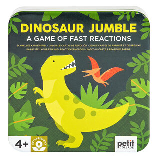 Petit Collage Dinosaur Jumble Card Game -  A Game of Fast Reactions