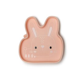 loulou Lollipop Bunny Silicone Snack Plate