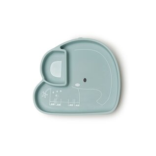 loulou Lollipop Elephant Silicone Snack Plate