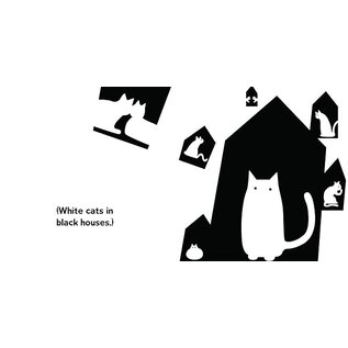 Book Black Cat & White Cat Board Book
