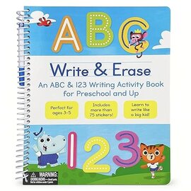Book Write & Erase ABCS & 123s Dry Erase Book